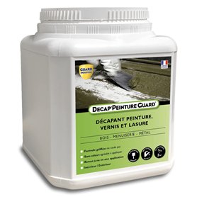 GUARD INDUSTRIE Décap'Peintures Décape Peintures Vernis Bois -Sans Odeur Sans Rinçage -1Kg - 4m2