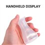 ULTECHNOVO Lot de 5 bouteilles en plastique Erlenmeyer avec col étroit - Accessoires d'expériences - Verres à shot borosilicate 