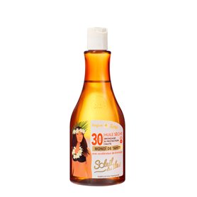 Soleil des Îles | Huile sèche - Bronzage & Protection Solaire SPF 30 - Parfum Tiaré