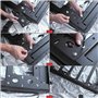 ALIEDA Porte-Bagages de Voiture, Supports Rangement en Aluminium, Porte-Bagages Toit, Accessoires de Décoration Extérieure, pour