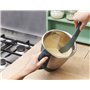 MASTRAD – 1 Spatule Flipper de Cuisine - Ustensile de Cuisine – Spatule flipper en Silicone – Lame Courbée - Résistante à la Cha