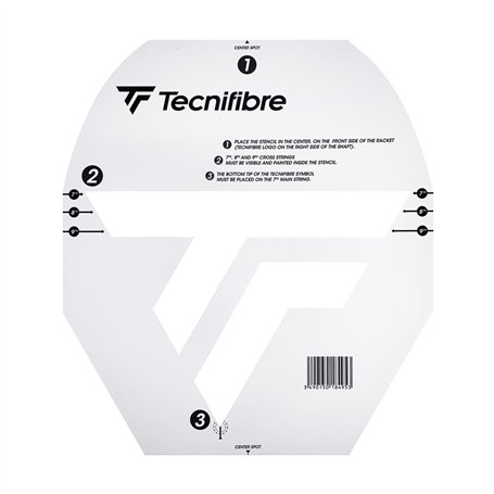 Tecnifibre Pochoir logo raquette de squash