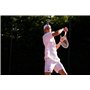 Tecnifibre T-Fight 300 Isoflex Unstrung Tennis Racket 3, Blanc - Bleu - Rouge