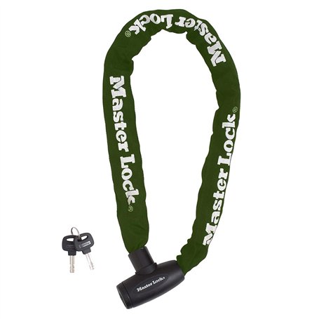 Master Lock 8022EURD Chaîne Antivol Vélo avec Serrure à Clé