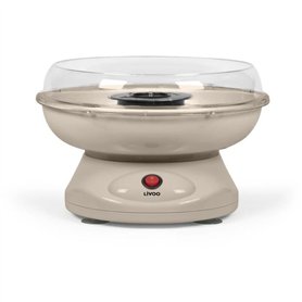 Machine a barbe a papa - LIVOO - DOM468C - 450W - Cuve et couvercle amovibles - Cuillere doseuse et 10 sticks en bambou inclus