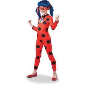 Rubie's - Panoplie Ladybug + kit yoyo & boucles d'oreilles - 155160L - Taille L 7 à 8 ans