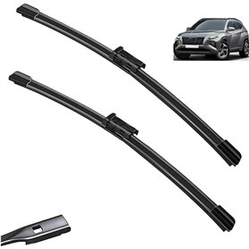 CaoYH Essuie-Glace Voiture Balais D'essuie-Glace pour Hyundai Tucson 2020-2023 Pare-Brise Et Fenêtre D'essuie-Glace Fenêtre Bros