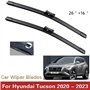 CaoYH Essuie-Glace Voiture Balais D'essuie-Glace pour Hyundai Tucson 2020-2023 Pare-Brise Et Fenêtre D'essuie-Glace Fenêtre Bros