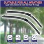 YYlong Essuie-Glace Voiture Balais D'essuie-Glace pour Ford Mondeo Fusion 2015-2019 Pare-Brise Et Fenêtre D'essuie-Glace Fenêtre