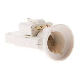 Zenitech - Douille E27 avec Fiche DCL - Connexion Par Bornes à Vis pour Fils Conducteurs 0