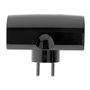 Zenitech Quadriplite: 2x 16A+2x 6A latérale Glass Noir TV écran plats