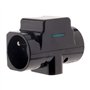 Zenitech Triplite parafoudre 2X 16A 2P+T + 1x6A 2P Noir