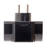 Zenitech Triplite parafoudre 2X 16A 2P+T + 1x6A 2P Noir