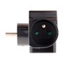 Zenitech Triplite parafoudre 2X 16A 2P+T + 1x6A 2P Noir