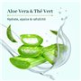 LE PETIT OLIVIER - Masque Visage 3 en 1 - Aloe Vera & Thé Vert - Purifie, Rafraîchit & Unifie - Peaux Normales À Mixtes - 99% D'