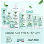 LE PETIT OLIVIER - Masque Visage 3 en 1 - Aloe Vera & Thé Vert - Purifie, Rafraîchit & Unifie - Peaux Normales À Mixtes - 99% D'