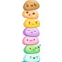 Asmodee - Happy Mochi - Italien - Jeu de Cartes Mignon à Jouer avec Toute la Famille, Jeu illustré à la Main avec Design Kawaii,