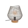 Lampe de bureau Atmosphera Jena Gris Métal 40 W (Ø 28 x 26 cm)
