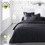 Taie d'oreiller - TODAY - 63 x 63 cm - Coton bio - Certifié oeko-Tex - Volant 5 cm