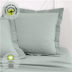 Taie d'oreiller - TODAY - 63 x 63 cm + 5 cm - Coton - Organic Celadon