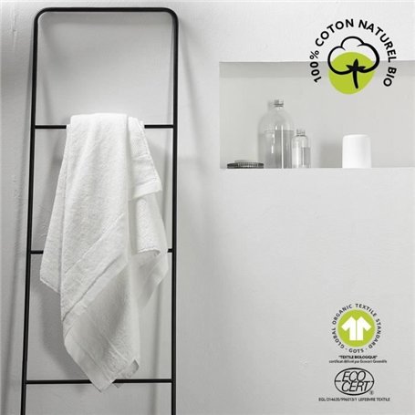 Drap de bain - TODAY - 70 x 130 cm - Coton - Organic Craie