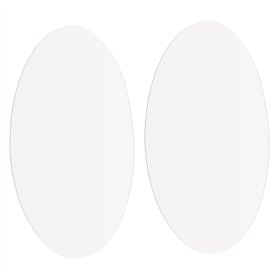 Lot de 2 Autocollants Muraux Miroir pour La Maison La Le Bureau