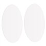 Lot de 2 Autocollants Muraux Miroir pour La Maison La Le Bureau