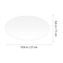 Lot de 2 Autocollants Muraux Miroir pour La Maison La Le Bureau