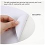 Lot de 2 Autocollants Muraux Miroir pour La Maison La Le Bureau