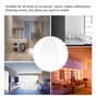 Lot de 2 Autocollants Muraux Miroir pour La Maison La Le Bureau