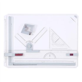 Wakects A3 Table à dessin multi-fonction A3 Tablettes à dessin ensemble bureau avec mouvement parallèle et angle réglable