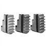Mors de mandrin, 3 pièces K11-100 Mors internes 4po Mandrin 20CrMnTi Haute résistance Longue durée de vie Mandrin de mandrin Lon