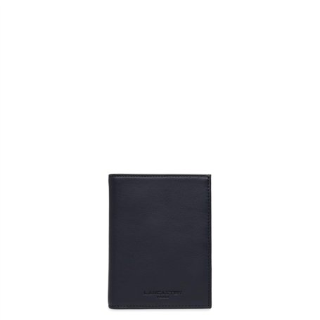 Lancaster | Soft Vintage Homme - Portefeuille Cuir de Vachette Pleine Fleur Bleu foncé
