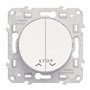 double bouton-poussoir avec fonction stop pour volets-roulants