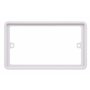Schneider Electric Lisse White Moulded GGBLSPC2S Cadre de prise double