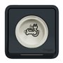 Schneider Electric - Mureva Styl - Prise courant 2P+T renforcee - encastre - IP55 - IK08 - EV - gris - MUR36011