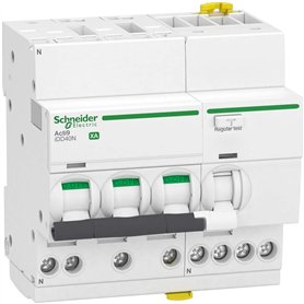 Schneider Electric - ACTI9 iDD40N XA - disjoncteur différentiel auto - 3P+N C 16A 6000A/10kA 300mA AC - A9DP7716