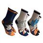 Dragon Ball Z Goku Super Saiyan Lot de 3 paires de chaussettes hautes classiques pour homme et adolescent