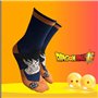 Dragon Ball Z Goku Super Saiyan Lot de 3 paires de chaussettes hautes classiques pour homme et adolescent, taille EU 43/46 Bleu/