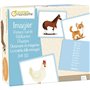 MY MANDARINE JE513C - un jeu éducatif de 24 cartes multilingues (10 langues) - À partir de 2 ans - IMAGIER Animaux familiers