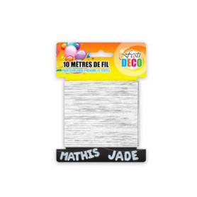 Sud Trading 10 METRES DE Fil pour Guirlande DE Ballons