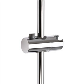 Odyssea Curseur pour Barre de Douche chromé avec Poussoir 25 mm