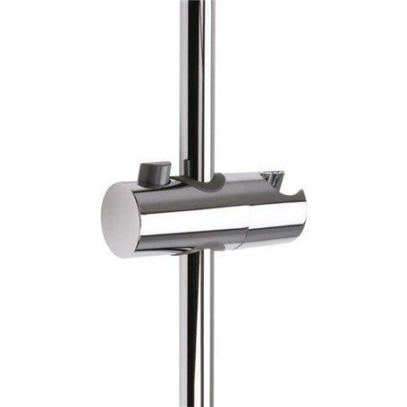 Odyssea Curseur pour Barre de Douche chromé avec Poussoir 25 mm