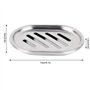Nikou Grande Taille en Acier Inoxydable Porte-Savon Porte-conteneurs récipient de Drainage Creux Double Couche Porte-Savon avec 