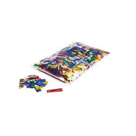 Lot de 12 - Confettis de scène rectangle 1kg multicolore métallisés slowfall