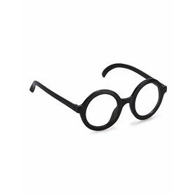 DEGUISE TOI - Lunettes Rondes d'écolier intello Adulte - 1 Paire de Lunettes - Taille Unique - Noir - Accessoires pour déguiseme