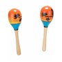 DEGUISE TOI - 2 Maracas Hawaïennes en Bois - Maracas - Taille Unique - - Accessoires pour déguisement - Bois - - Carnaval