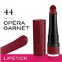 BOURJOIS - Rouge À Lèvres Rouge Velvet The Lipstick 44 Opéra Garnet - Ultra Pigmenté - Fini Mat Intense - Longue Tenue 24H - App
