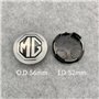lvjiena 4 pièces Cache Moyeu pour MG MG4 2022-2023 56MM, Haute Qualité ABS Étanche Capuchons de Moyeu de Roue Centre de Jante Ca
