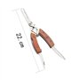LAGUIOLE - Laguiole 40268483 Coffret Pêcheur contenant une Pince (22 cm) et un Crochet en Acier Inoxydable avec Manche en Bois d
